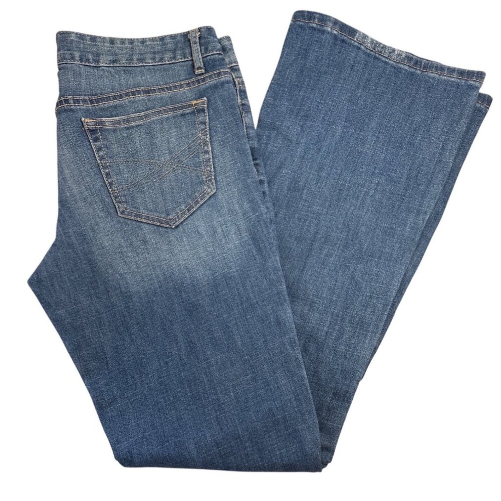 Aeropostale Womens Hailey Flare Denim Jeans Size 9/10 Regular Medium Wash